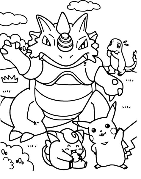 Free Pokemon coloring pages